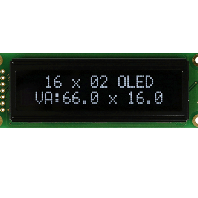 monochrome alphanumeric OLED